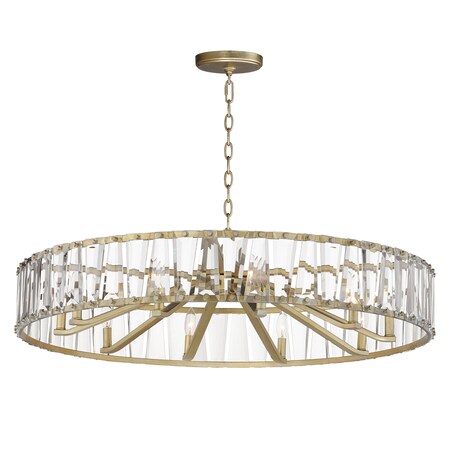 Maxim Lighting Odeon 10-Light Chandelier, Golden Silver 21869BCGS